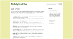 Desktop Screenshot of mullallylaw.com